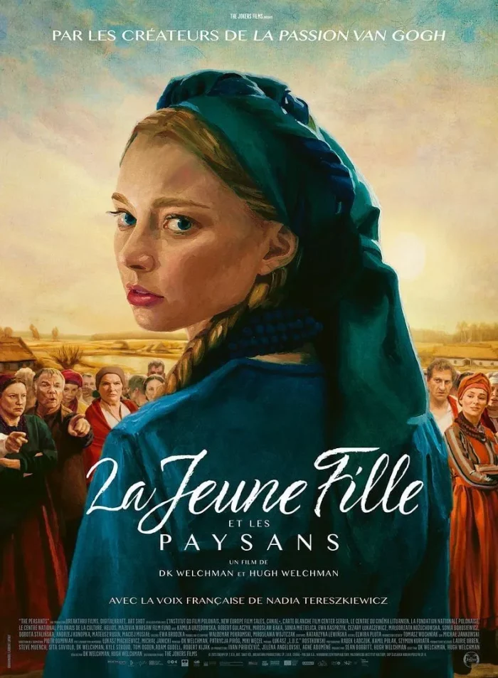 Poster du film "La Jeune fille et les paysans"